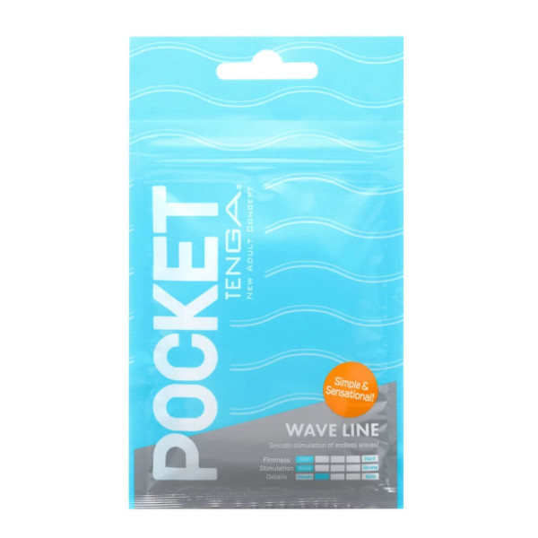 TENGA Pocket Wave Line | Hot Candy English