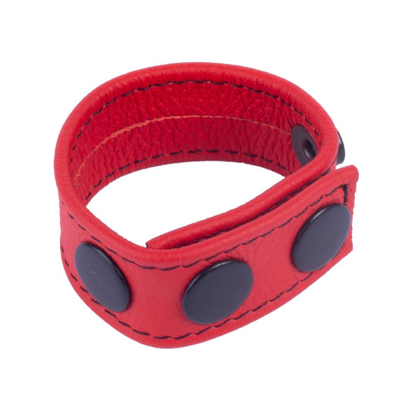 Leather Cockring Red | Hot Candy English