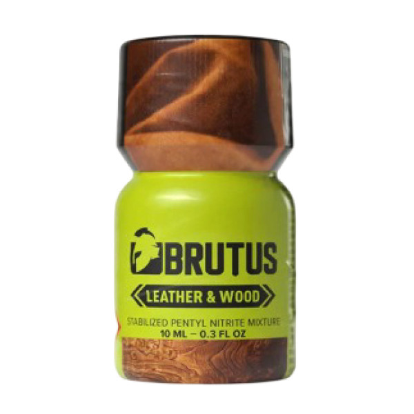 Brutus Leather & Wood Small | Hot Candy English