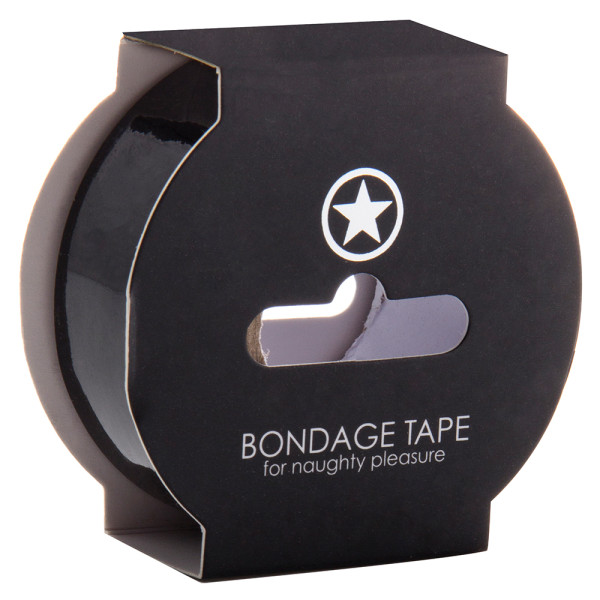 Bondage Tape Slim - schwarz 17m | Hot Candy