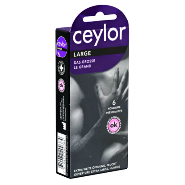 Ceylor Large Condoms 6er | Hot Candy English