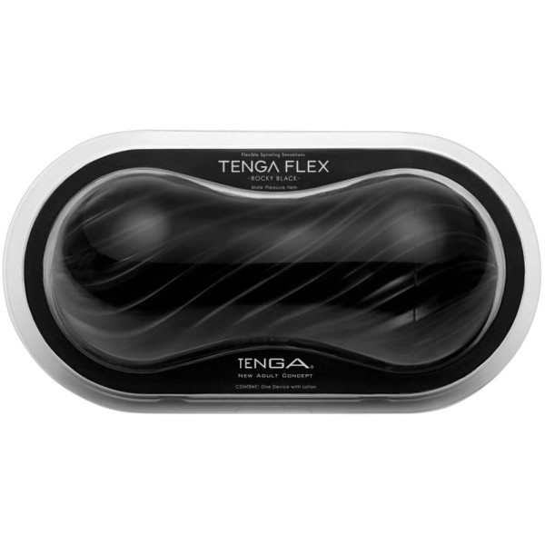 TENGA Flex Black Stroker | Hot Candy English