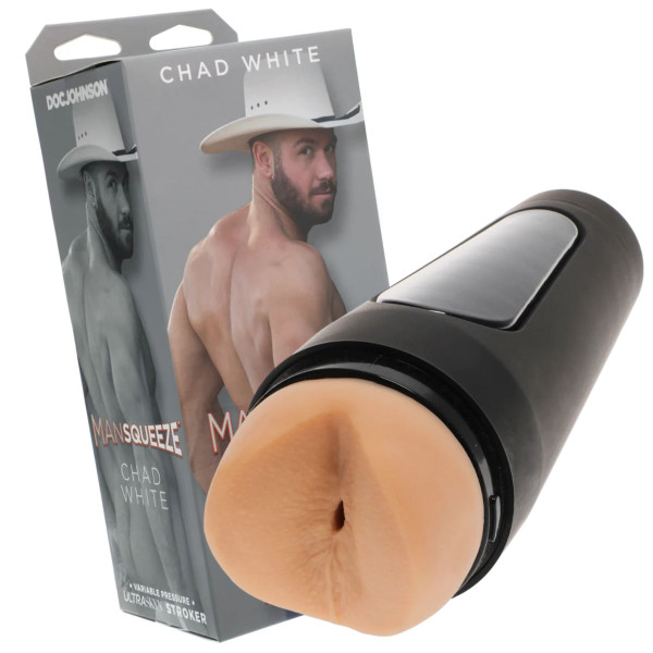 Man Squeeze Chad White Stroker | Hot Candy