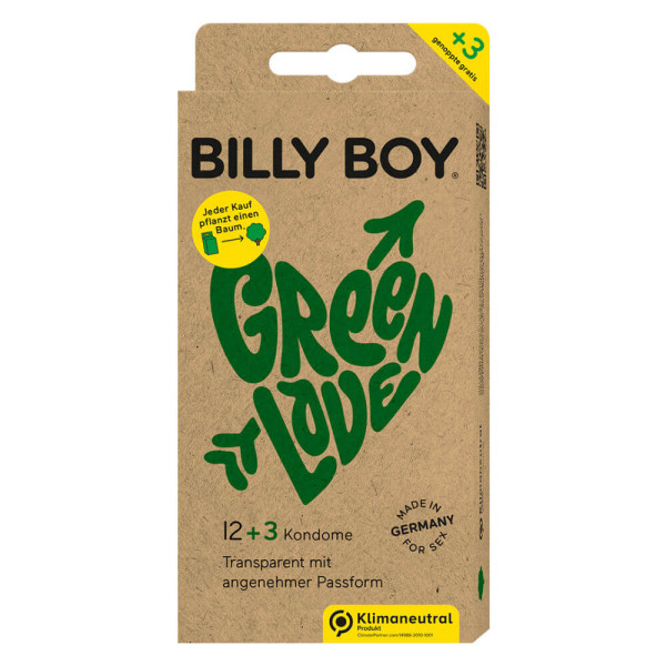 Billy Boy Green Love 12 + 3 Pack | Hot Candy