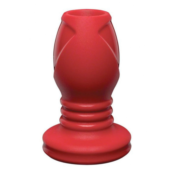 Red Hollow Silicone Plug | Hot Candy English