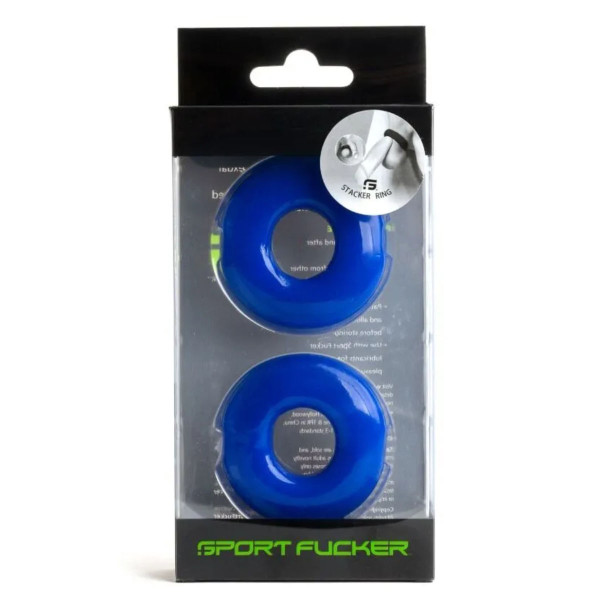 Stacker Rings Blue | Hot Candy