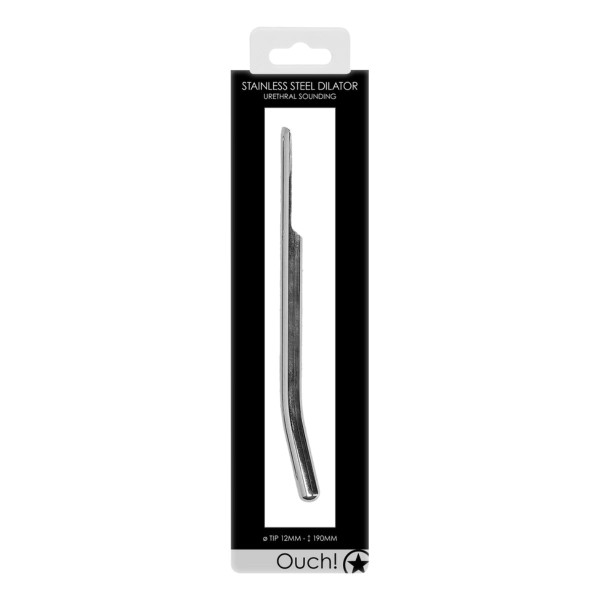 Bent Steel Dilator 12 mm | Hot Candy
