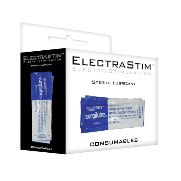 ELECTRASTIM Sterile Lubricant Sachets | Hot Candy English