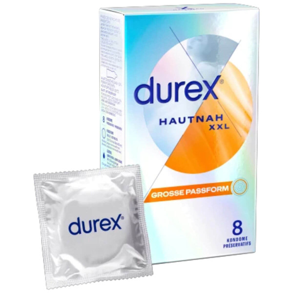 Durex Skin to Skin XXL 8 Pack | Hot Candy English
