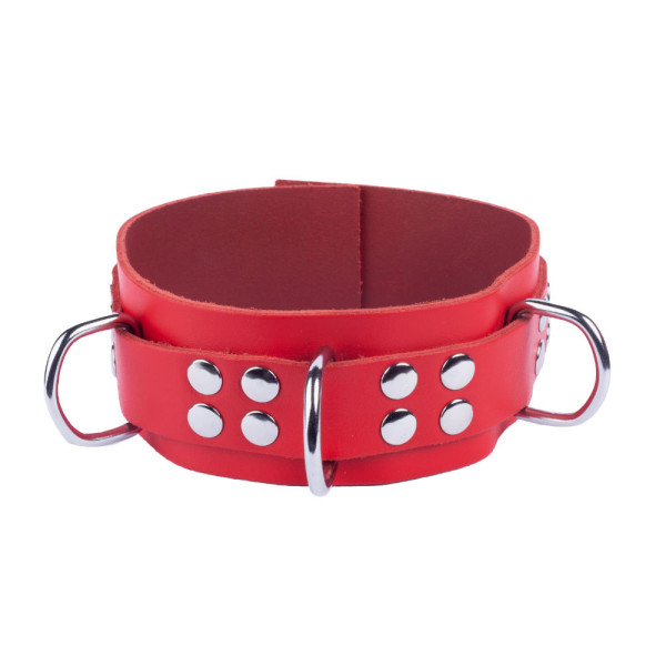 Leather Collar Red | Hot Candy English