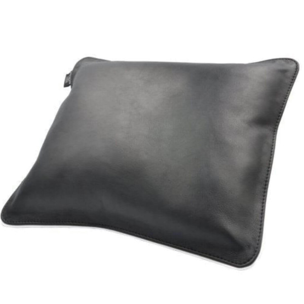 Sling leather pillow black-white | Hot Candy English