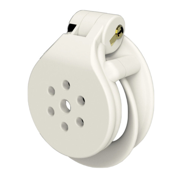 Keuschheitskäfig Flat Zone White 2,5 cm | Hot Candy