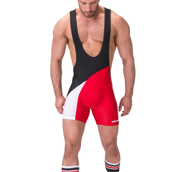 Barcode Singlet Luke Red Black | Hot Candy