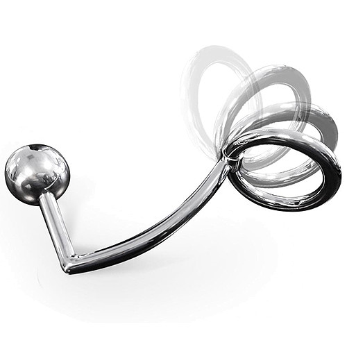 Anal Intruder: Flexibler Cockring mit Analplug | Hot Candy