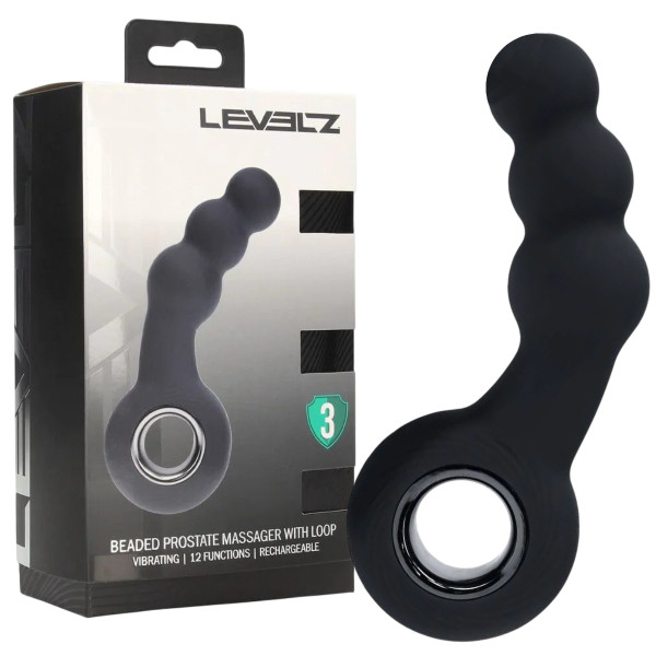 Levelz Beaded Prostate Massager | Hot Candy English