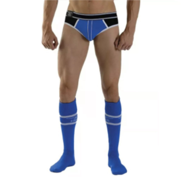 Mister B Football Socks Blue | Hot Candy