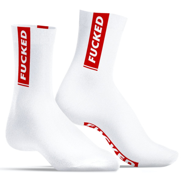 SneakXX Red Stripe Socks - Fucked | Hot Candy