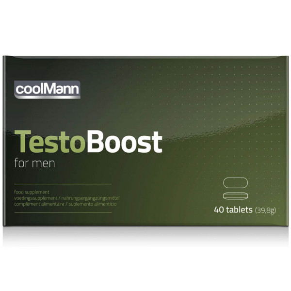 CoolMann Testo Boost 40 Tabs - Kur | Hot Candy