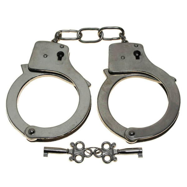 Handschellen mit Schlüssel Chrome | Hot Candy