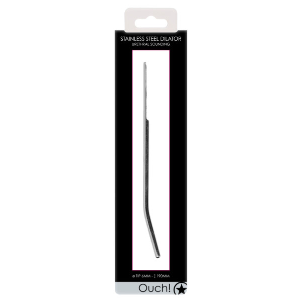 Bent Steel Dilator 6 mm | Hot Candy